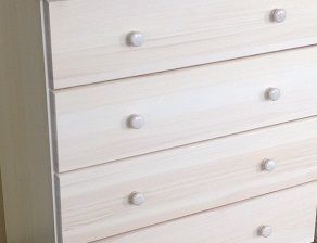 Bílý - bělené dřevo  - Nádstavba skříně z masivu K19