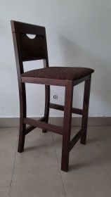 VÝPRODEJ Barová židle z masivu H 34 Kurtis