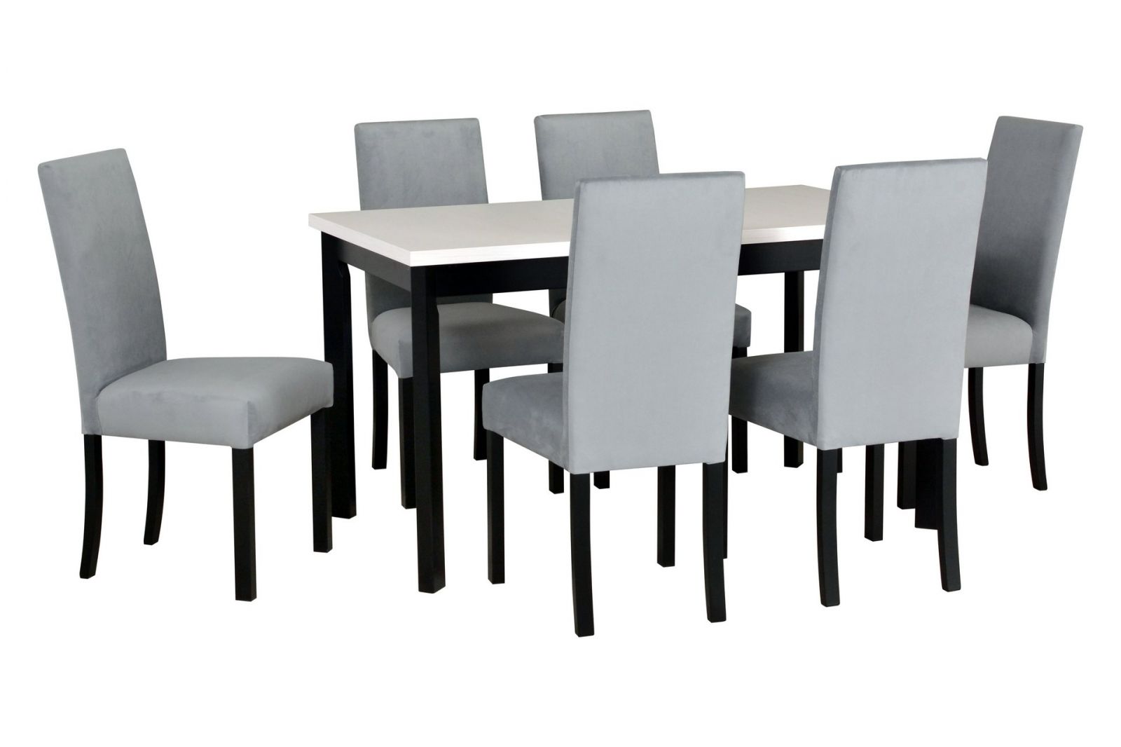Jídelní set 1+6 stůl MODENA 1 P + židle ROMA 2 Drewmix