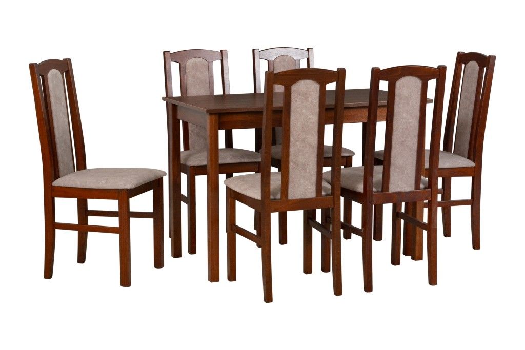 Jídelní set 1+6 stůl MAX 3 + židle BOS 7 Drewmix