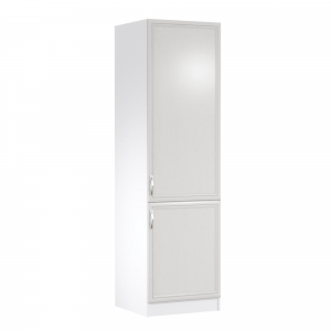 Skříňka na vestavěnou lednici D60ZL, pravá, bíla/sosna Andersen, SICILIA