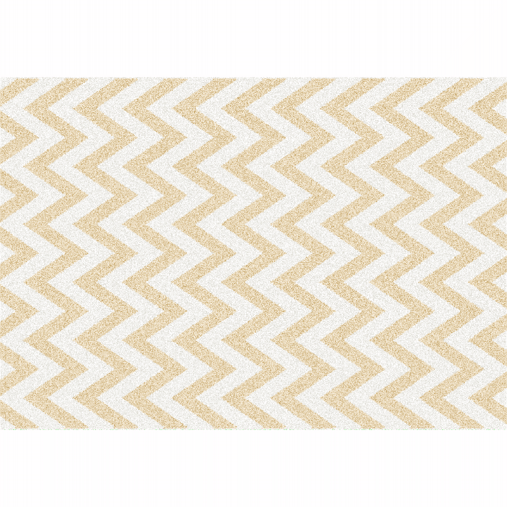 Koberec, béžovo-bílá vzor, 57x90, ADISA TYP 2