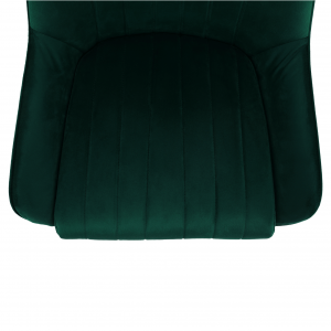 Jídelní židle, smaragdová / gold chrom-zlatý, PERLIA